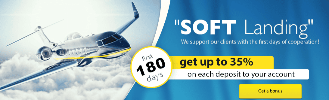 StreamForex Soft Landing Bonus